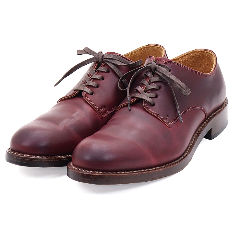 モト MOTO コードバンプレーントゥシューズ CORDOVAN PLAIN TOE SHOES