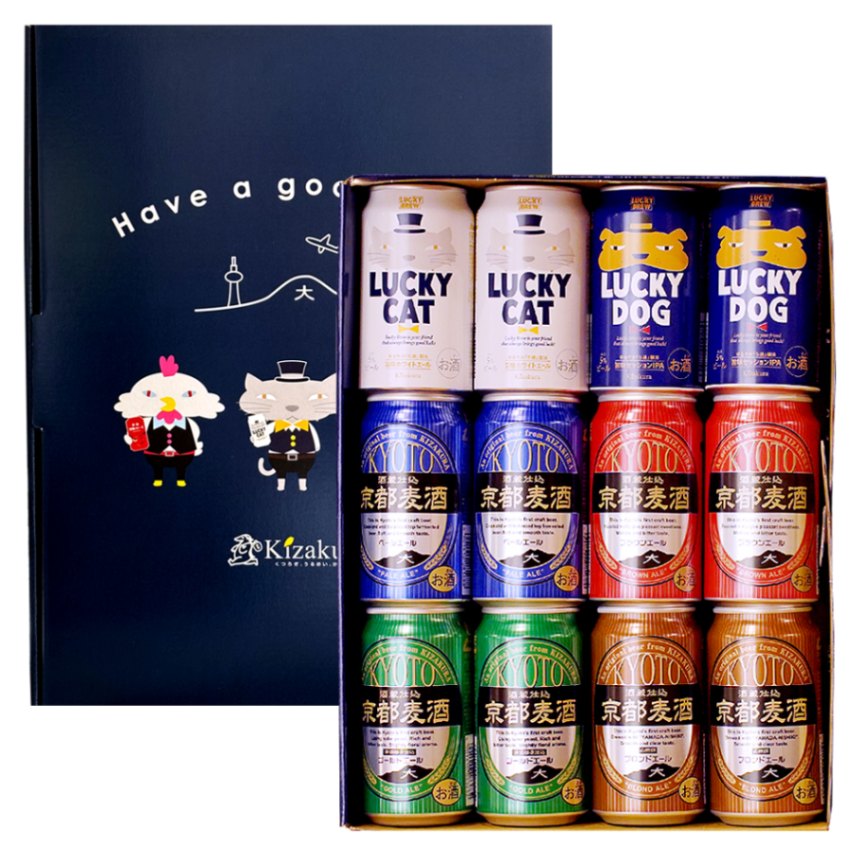 黄桜 古都のビールセット （350ml×12缶） 【商品番号：8665