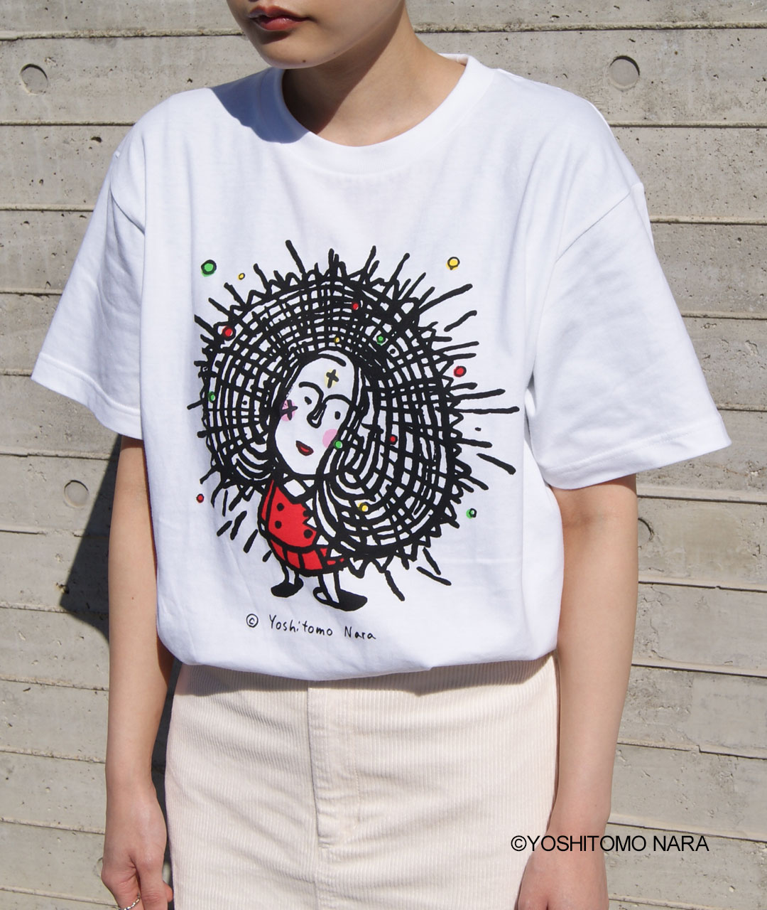 奈良美智 Tシャツ [孔雀大使 Tシャツ（ホワイト）]｜ラムフロム
