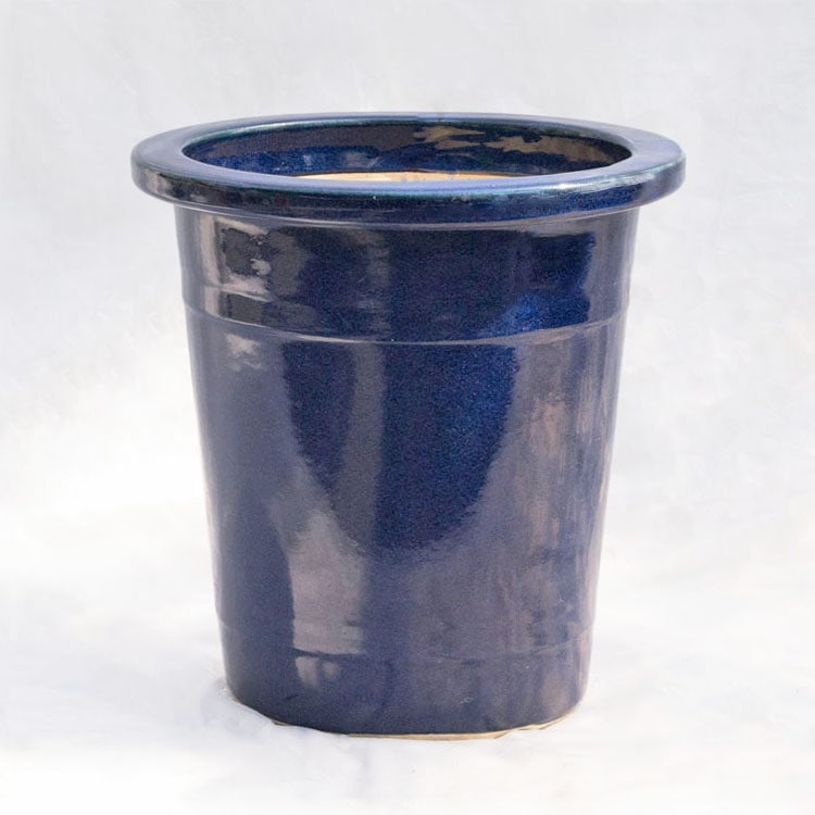 植木鉢 信楽焼 生子（ナマコ）ケンガイ φ36.5cm×H36cm（12号）