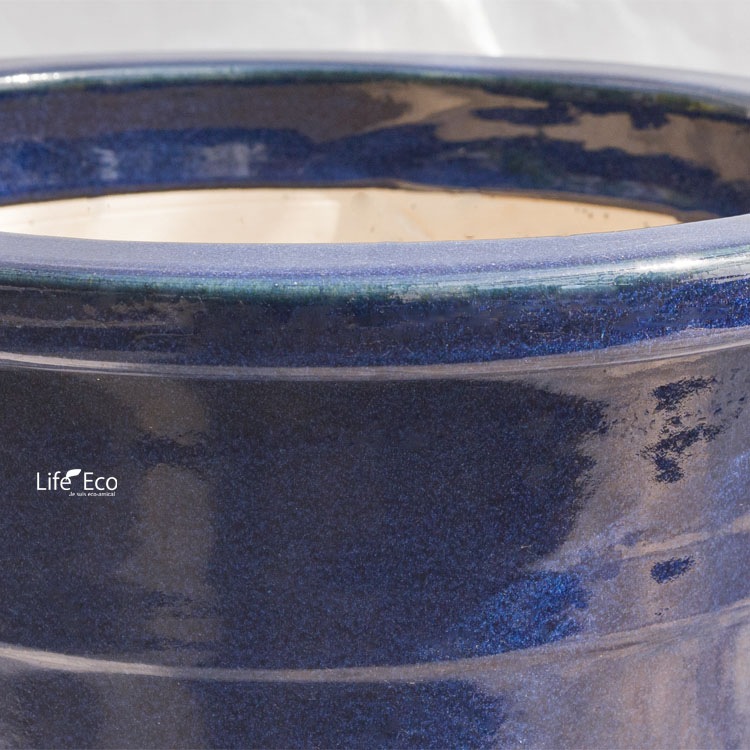 植木鉢 信楽焼 生子（ナマコ）ケンガイ φ36.5cm×H36cm（12号）