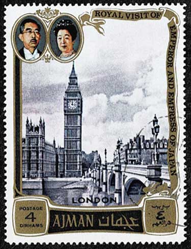 昭和46年 昭和天皇皇后両陛下御訪欧記念切手6種セット オーダー