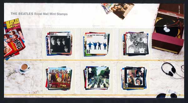 ☆新品未使用ビートルズイギリスロイヤルメール 記念切手スタンプ28枚