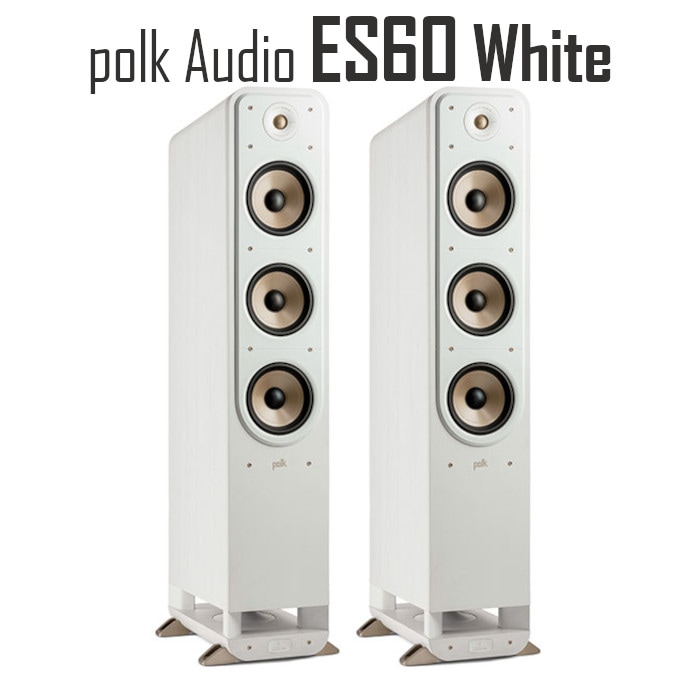 Polk Audio ES60 ホワイト ペア トールボーイスピーカー Signature