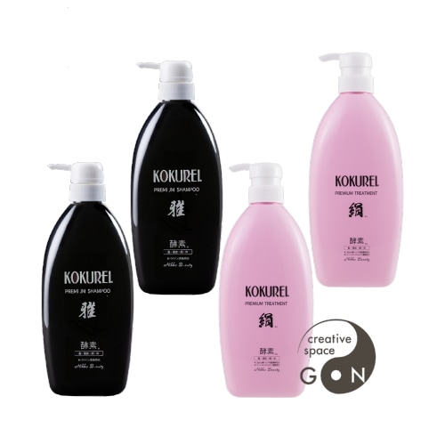 黒麗シャンプー、トリートメント ファミリーセット（800ml×4本