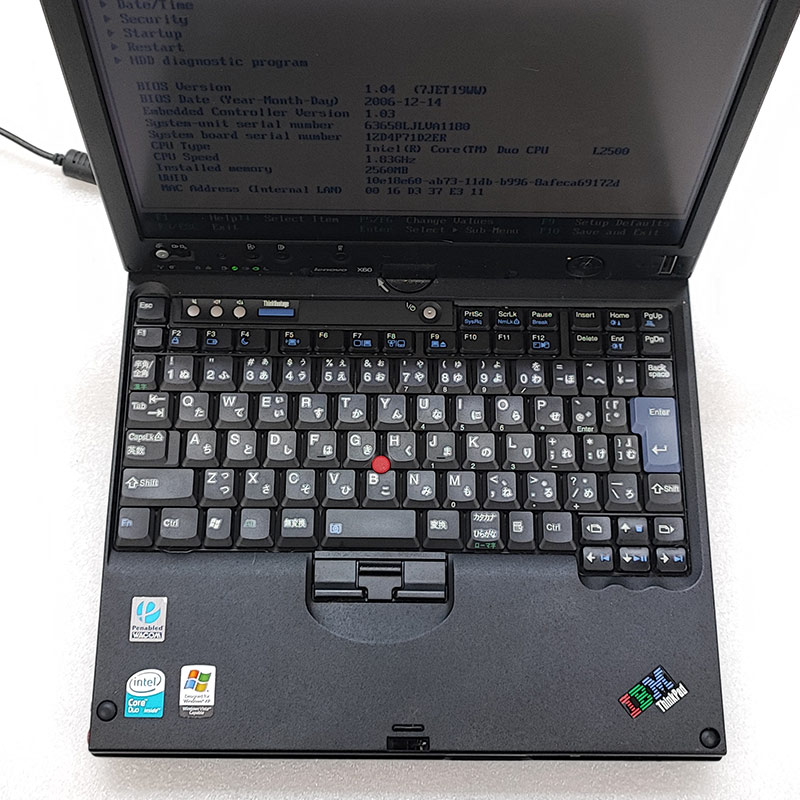 ジャンク品 IBM ThinkPad X60 Tablet 63658LJ ジャンクPC ジャンク