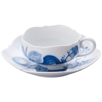 マイセン ブルーオーキッド ティーカップ＆ソーサー 824001/23633