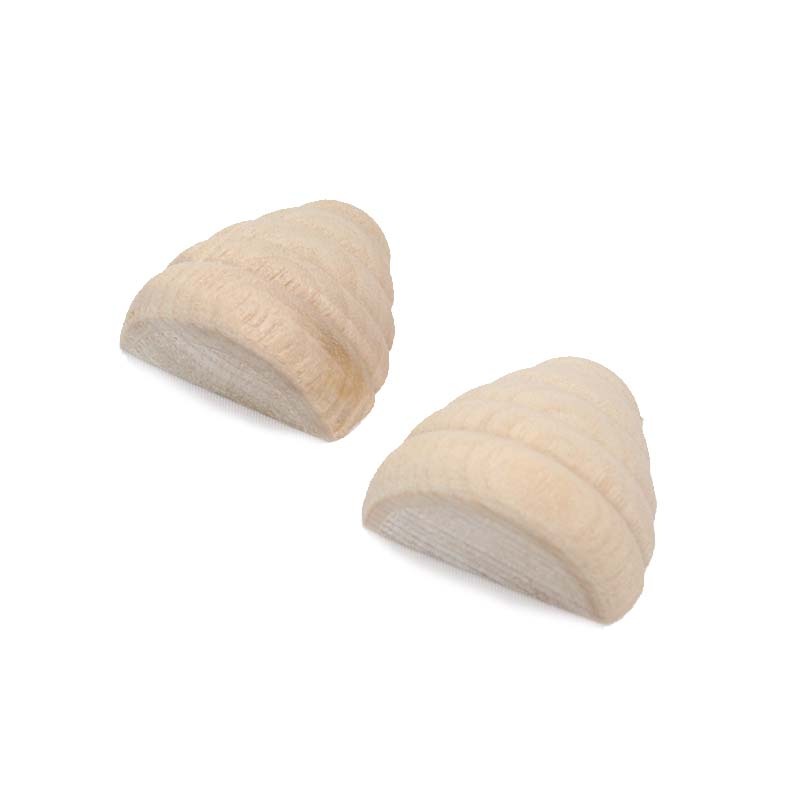 433-510 ハチの巣ハーフ2コ入り【B】 | 素材,カットアウト （装飾板