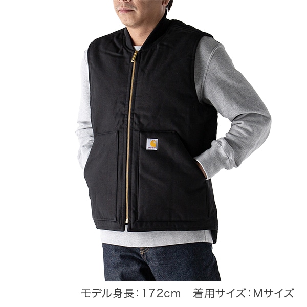 カーハート Carhartt ベスト V01 ダックベスト メンズ コットン 裏地