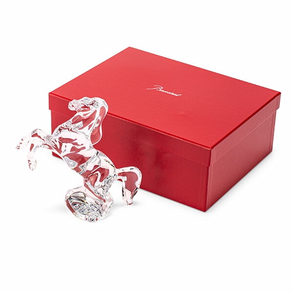 バカラ Baccarat フィギュア 置物 いななく馬 オブジェ 2102328 クリア