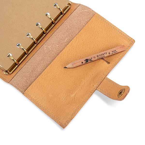 イルビゾンテ Il Bisonte 手帳 ミニ 6穴 レザー システム手帳 2020年版