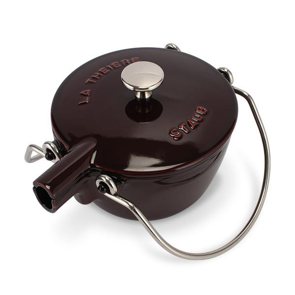 ストウブ Staub ラウンド ティーポット 16.5cm 茶こし付き ホーロー