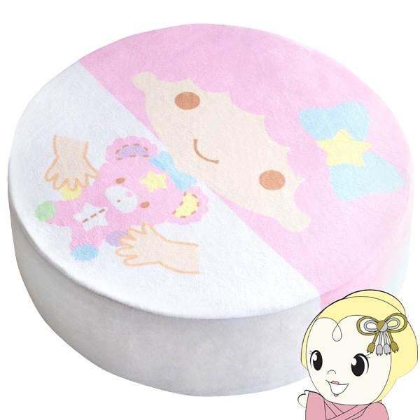 リビングクッション サンリオ 可愛い 極厚クッション 直径40×高さ12cm