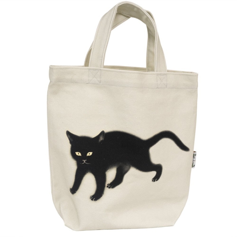 トートバッグ TB101174 菱田春草「黒猫」柄 | 小物,バッグ,トート