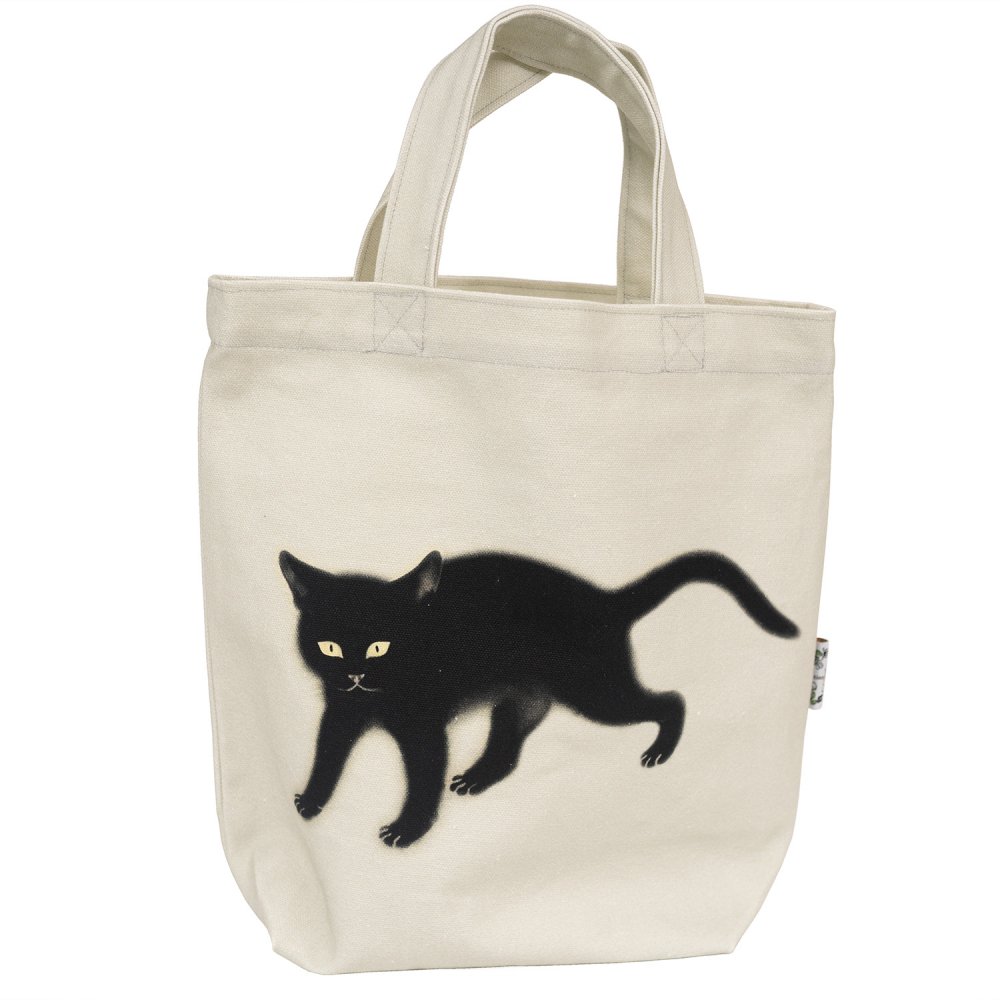 トートバッグ TB101174 菱田春草「黒猫」柄 | 小物,バッグ,トート