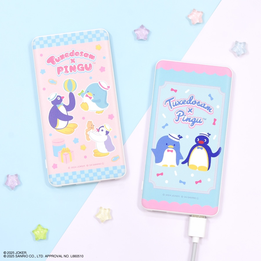 ピングー×タキシードサム USB / USB Type-C 4000mAh リチウムイオン