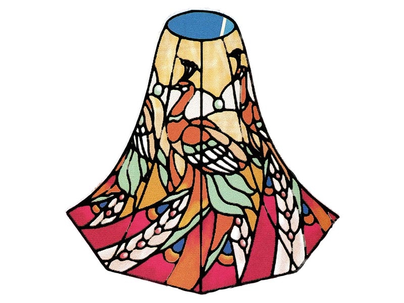 ステンドザンマイ_耐熱舟型モールド_#14_C_2_孔雀_Peacock_412ピース_