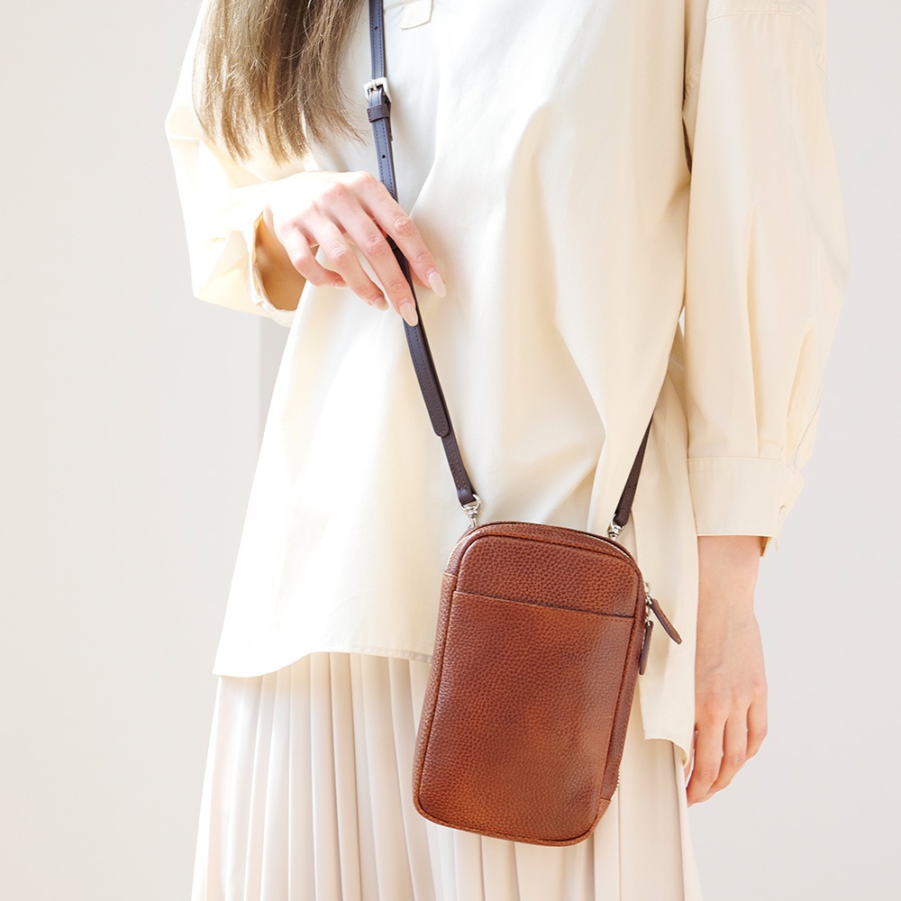 名入れ無料]アルチェレザー ワンマイル ショルダーポーチ ミニ