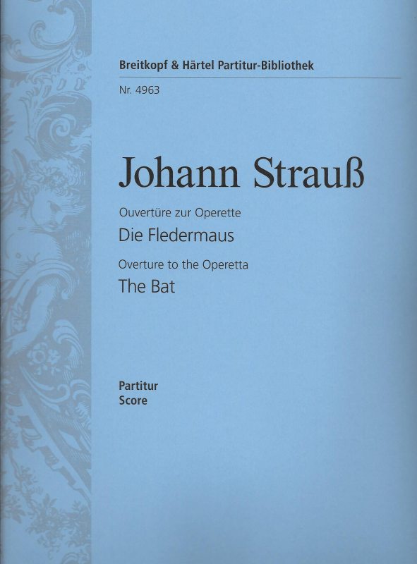 シュトラウスⅡ、ヨハン：こうもり序曲/フルスコア（BR)