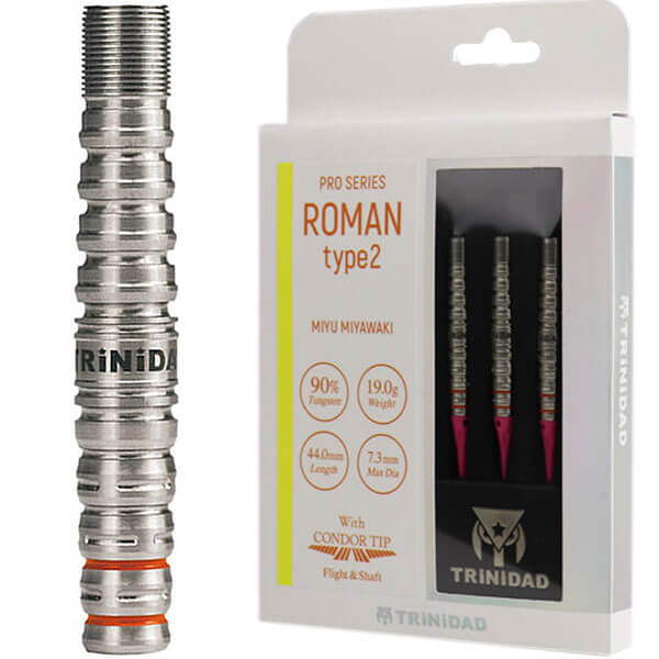 トリニダード Roman Type2 ローマン2 2BA19.0g 宮脇実由選手 ダーツ バレル