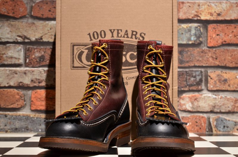 Wesco ウエスコ ジョブマスター 7.5E ブラック タイ×バーガンディー 8