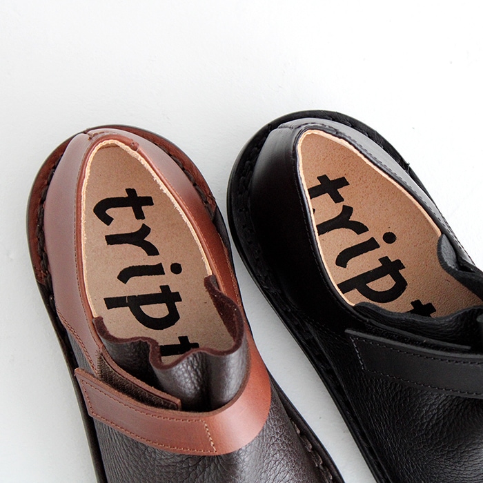 trippen トリッペン ベルクロ ストラップシューズ Beutel レディース