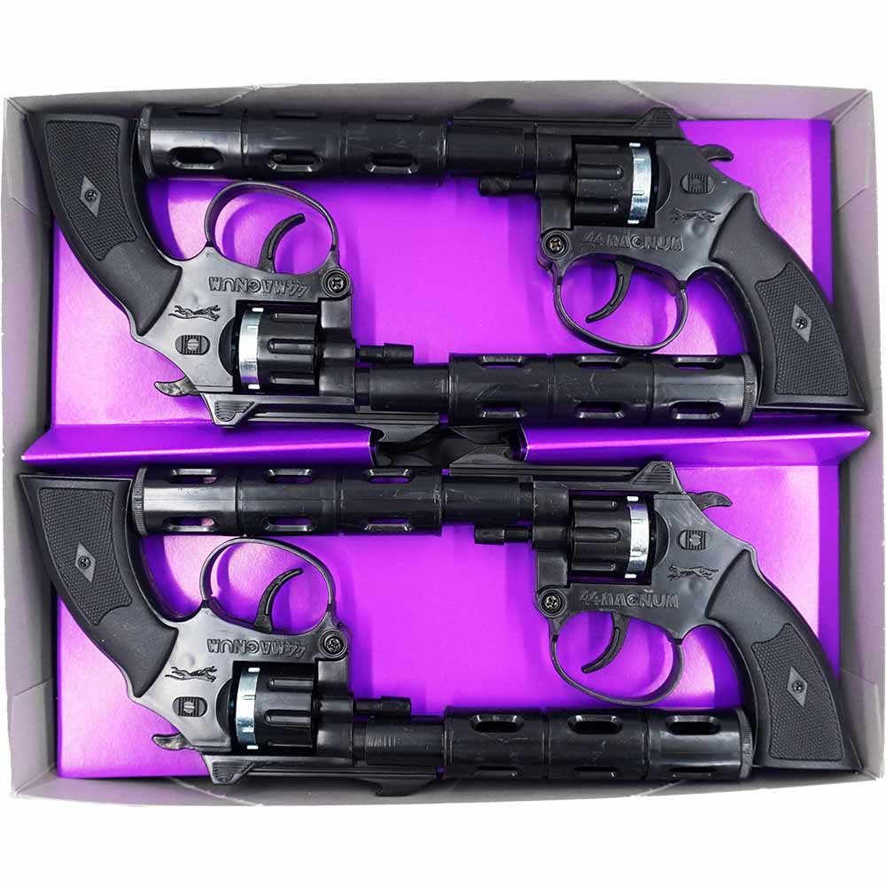 火薬銃 44マグナム自動8連発（ 単品 / 12個入 ） 日本製 ハヤシ玩具
