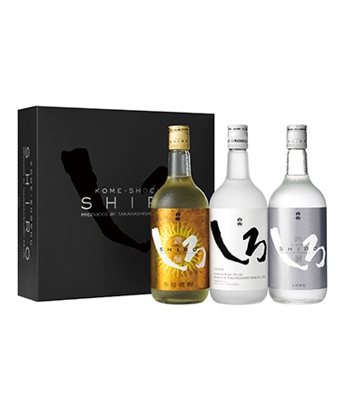 金銀しろ 25度 720ml 3本入りギフトセット | HAKUTAKE ONLINE SHOP
