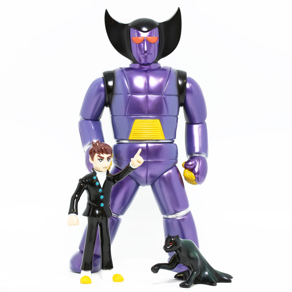 ソフビ】【シカルナ工房】ポセイドン（メタリックパープル）/バビル2世