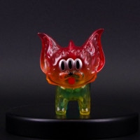 ソフビ/ART JUNKIE アートジャンキー/ちびクマラ/シルバー｜墓場の画廊