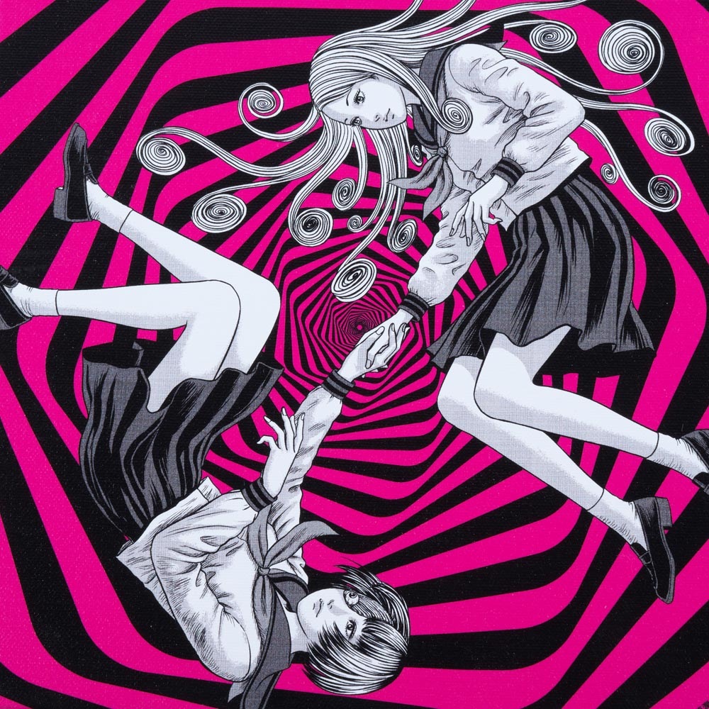 伊藤潤二/うずまき キービジュアル アートボード｜墓場の画廊ONLINE STORE