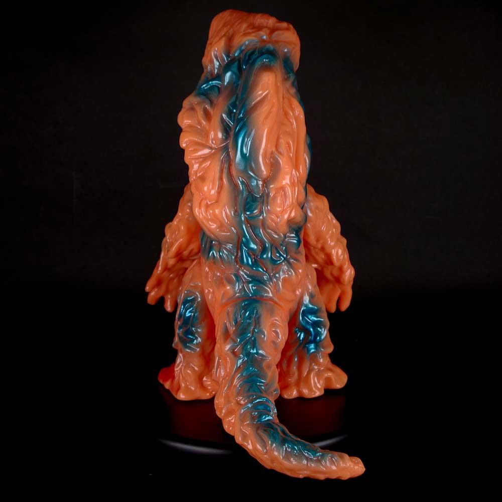 ソフビ】【ブルマァク】ヘドラ蓄光版（オレンジ）/BULLMARK ブルマアク