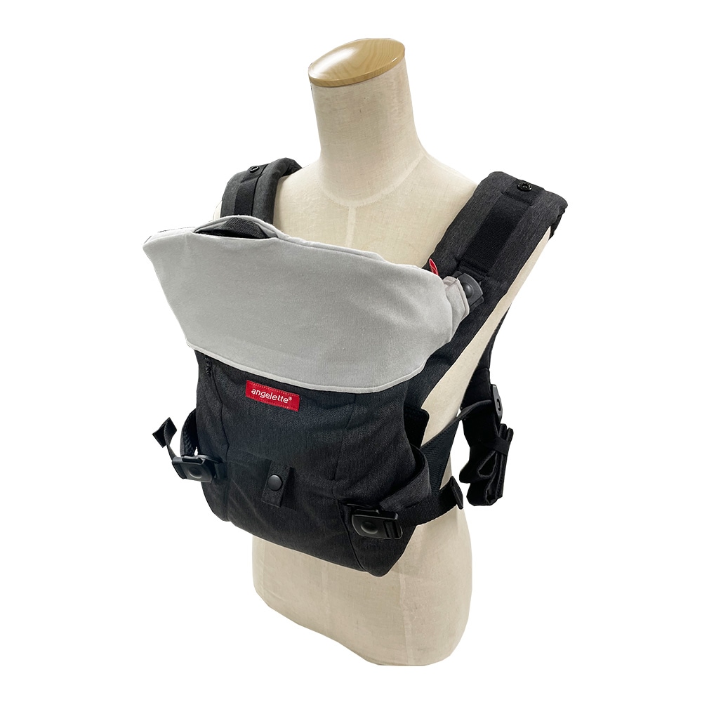 angelette ベビーキャリアプチ専用よだれパッド グレー - ベビー用品