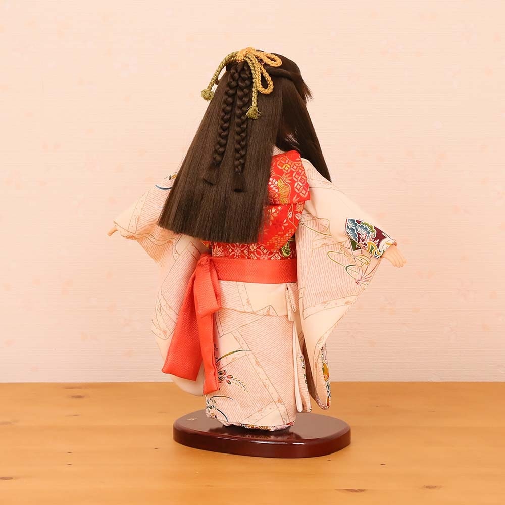 市松人形 齊藤公司作 10号 10c-01c-ais 愛ちゃんS 金彩友禅