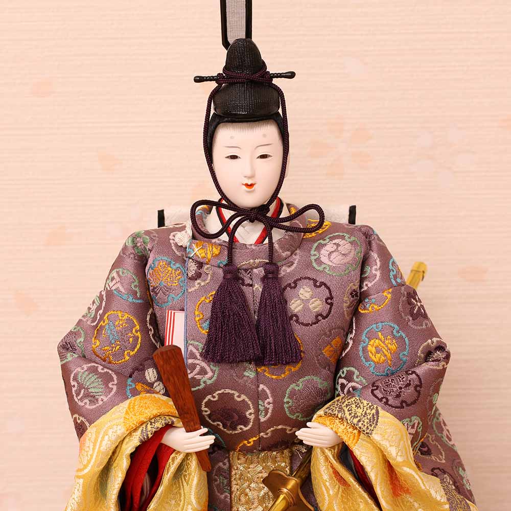 雛人形 久月×天祥 津田蓬生作 親王飾り 立雛 横幅70cm