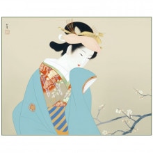 上村松園『新蛍』額 : アートの友社 上村松園『新蛍』額 112487