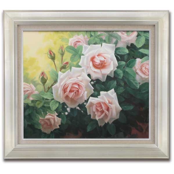 肉筆油彩画 薔薇 F6号【ポイント5％還元中】 : ホーリ通信 (熟年時代