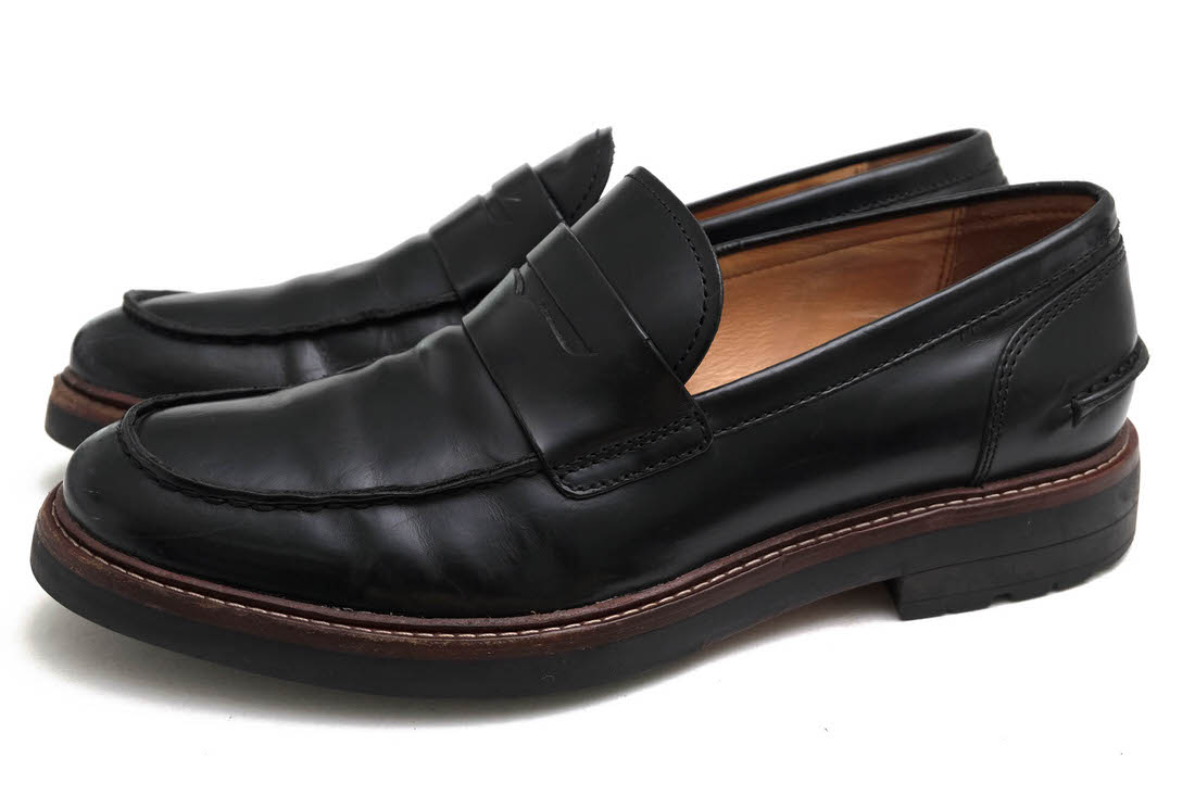 COACH Q6937 Penny loafer / コーチ 牛革 カーフ スリッポン ブラック