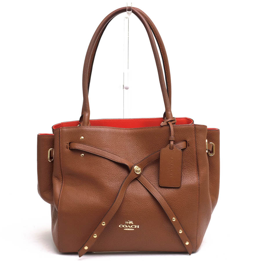 COACH 34408 Swagger Carryall in Nubuck Pebble Leather スワッガー