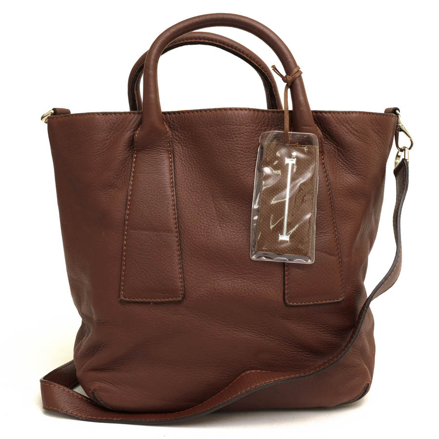 HIROFU / ヒロフ 牛革 2WAY ショルダーバッグ シボ革 シュリンクレザー