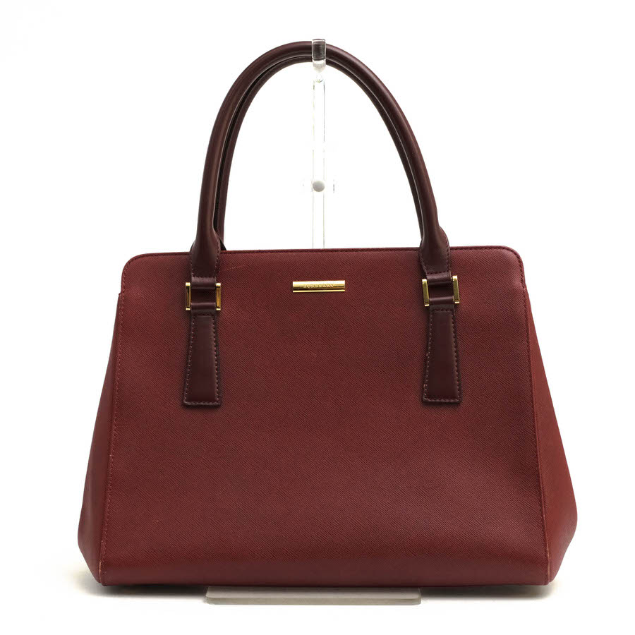 BURBERRY / バーバリー 裏地バーバリーチェック柄 サフィアーノ 牛革