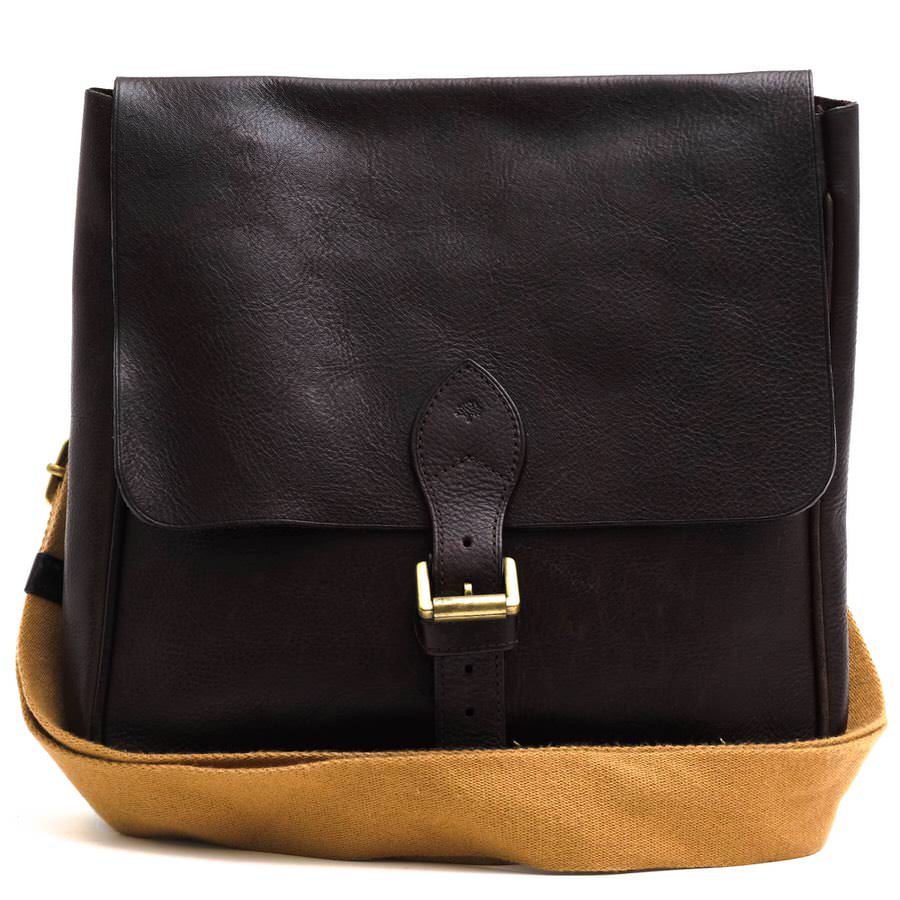 MULBERRY / マルベリー 巾着型 牛革 肩掛け ワンショルダーバッグ