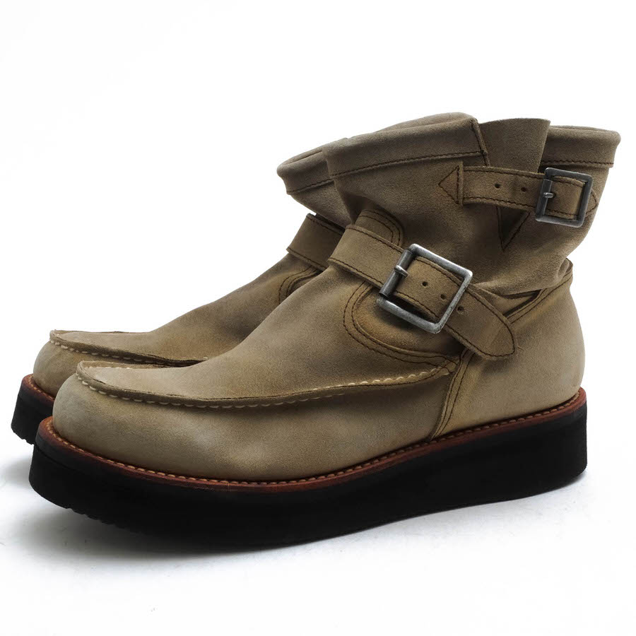 ATTACHMENT KA72-078 スーパーバックスウェード サイドZIPブーツ