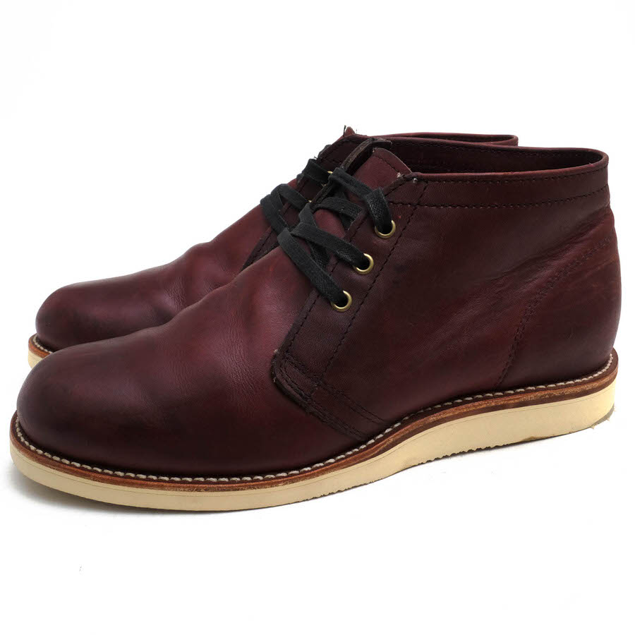 CHIPPEWA 4025BUR 1955 ORIGINAL MODERN SUBURBAN BURGUNDY HORWEEN