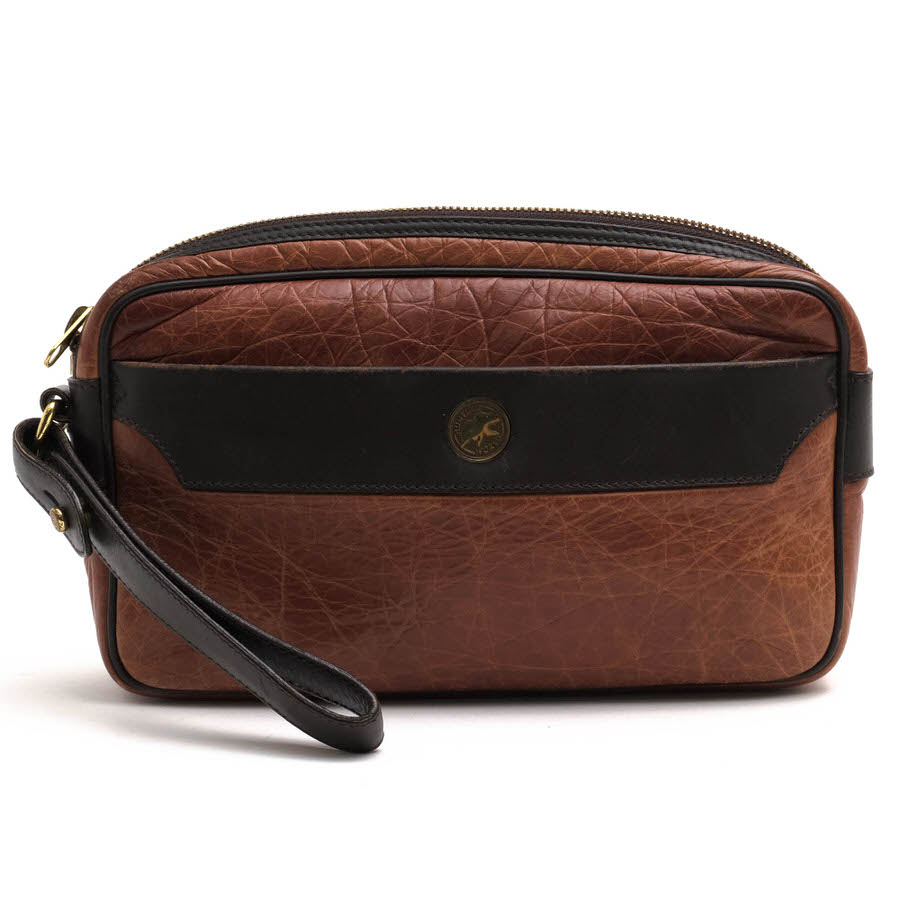 HUNTING WORLD / ハンティングワールド 牛革 カーフ シボ革 シュリンク