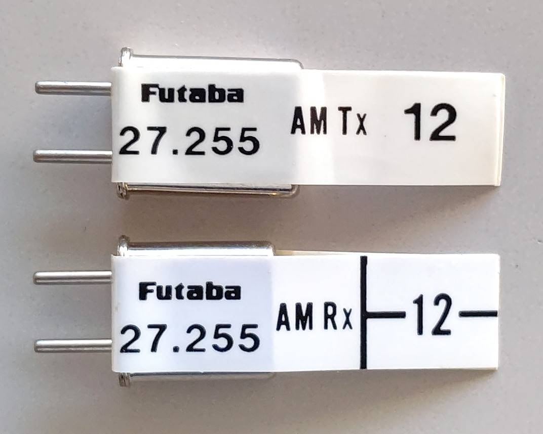 ヒロボー HIROBO パーツ 【1207-071】クリスタル 27MHz 12バンド Rx Tx