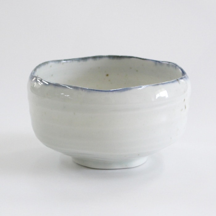 茶道具 抹茶茶碗 美濃焼 藍釉（M-1415）