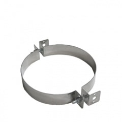 ステンレス 二つ割サイドDX φ150mm用 | 煙突支持部材,φ150用 （二重