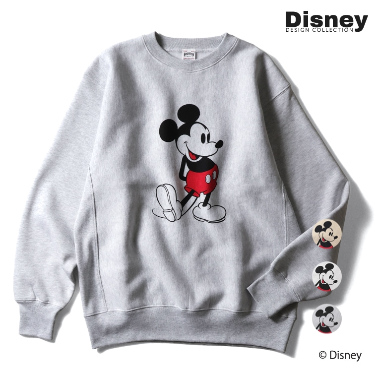 HOUSTON / ヒューストン 22365 【HOUSTON】 MICKEY MOUSE C/N SWEAT