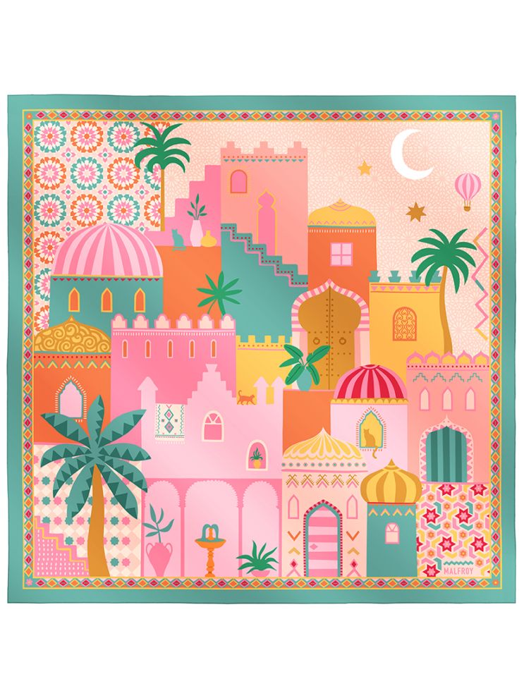 MALFROY MILLION》スカーフ MARRAKECH 67x67（スカーフ）｜H.P.FRANCE